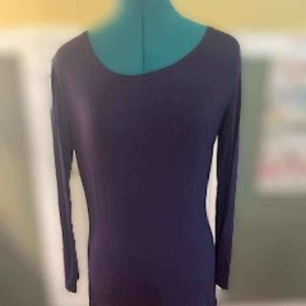 LAST CHANCE PIKO Ladies Blue Knit Dress (size M)